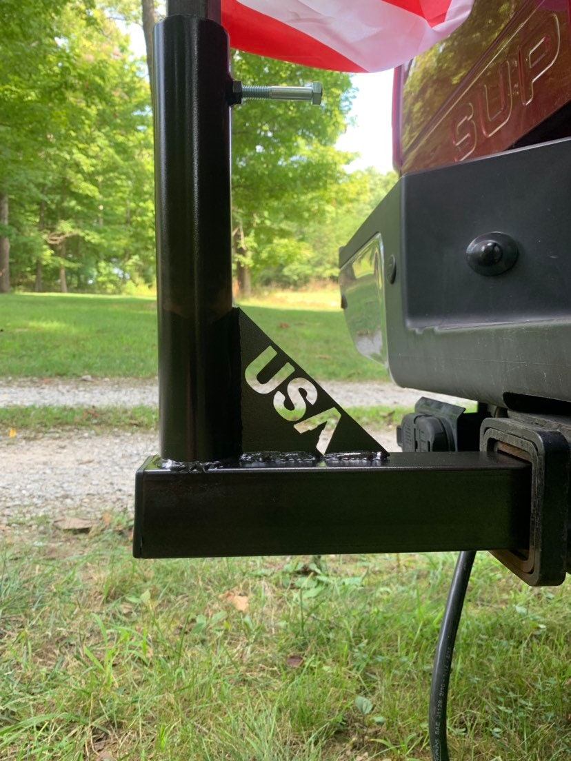 Reese hitch flag mount. Etsy