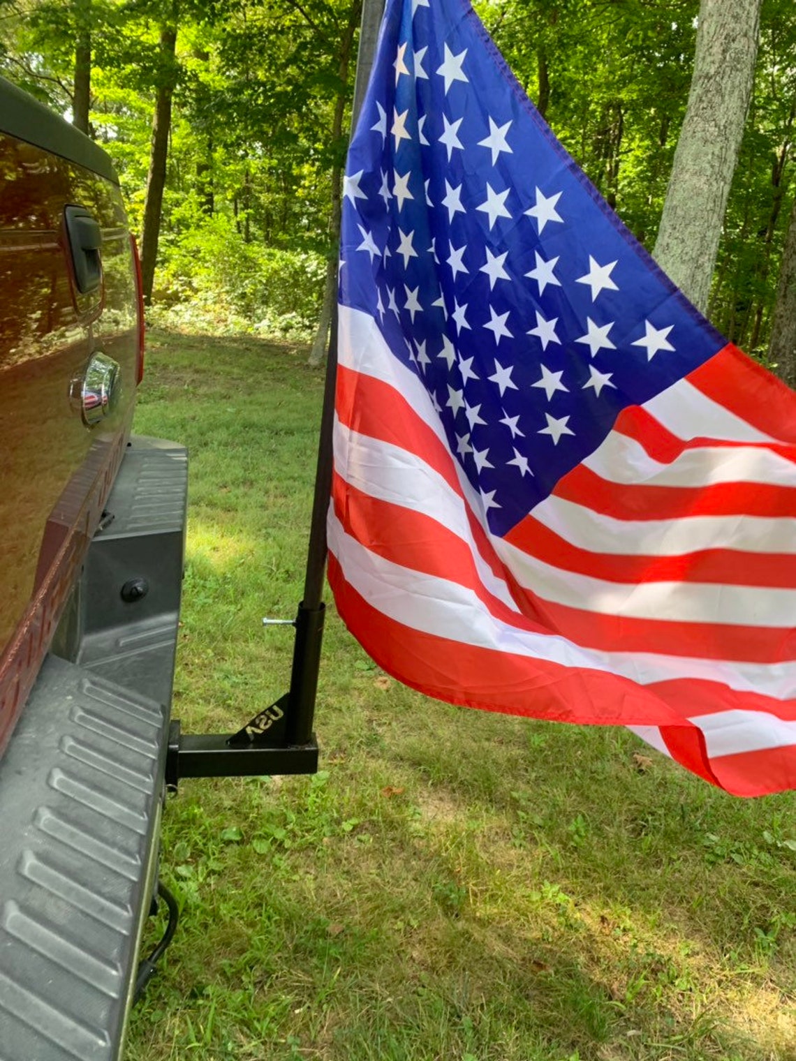 Reese hitch flag mount. Etsy