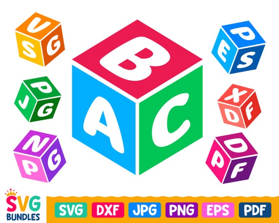 Download Cube Font Svg Cube Monogram Letters Svg Block Alphabet Svg Etsy