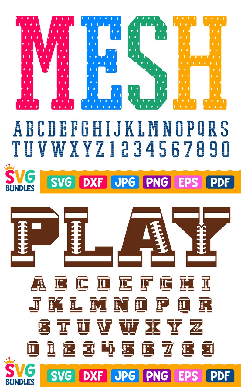 Download Sports Font Svg Bundle Sport Monogram Initials Svg ...