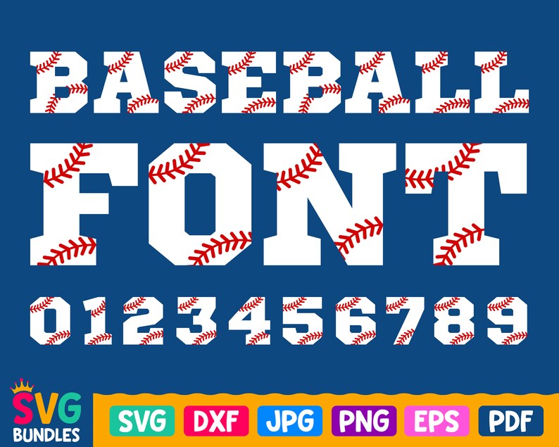 Free Free Baseball Font Svg 523 SVG PNG EPS DXF File