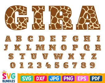 safari numbers etsy