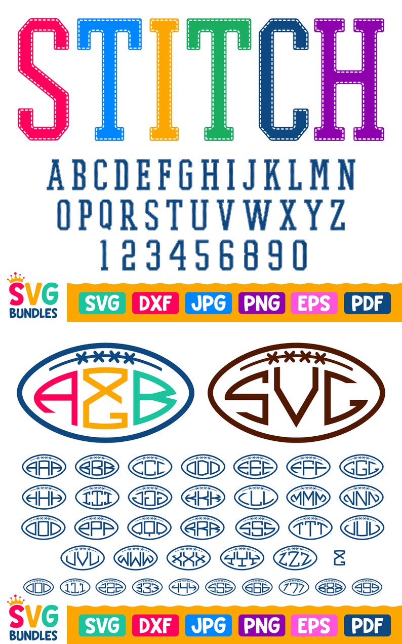 Download Sports Font Svg Bundle Sport Monogram Initials Svg ...