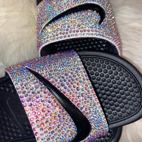 custom nike slides mens