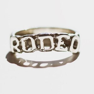 RODEO Sterling Silver Ring - Western Ring