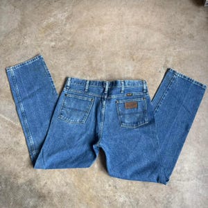 Vintage Wrangler Cowboy Cut Jeans 34x42 George Strait Kollektion Gerades Bein Western Denim Bild 1