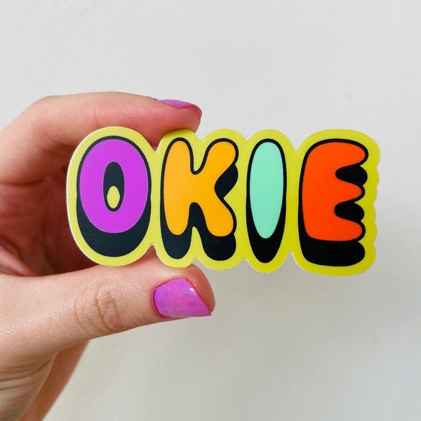 Okli Sticker Okie - Etsy