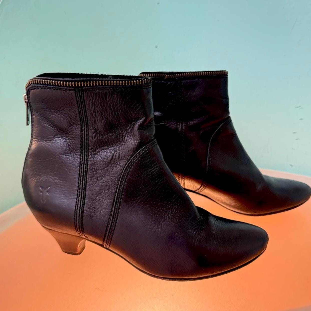 Frye Black Ankle Boots - Etsy