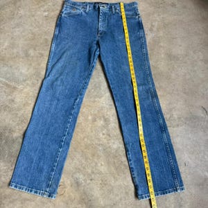 Vintage Wrangler Cowboy Cut Jeans 34x42 George Strait Kollektion Gerades Bein Western Denim Bild 7