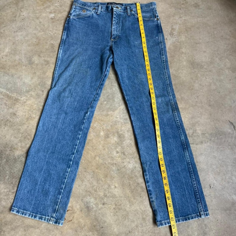 Vintage Wrangler Cowboy Cut Jeans 34x42 George Strait Kollektion Gerades Bein Western Denim Bild 7