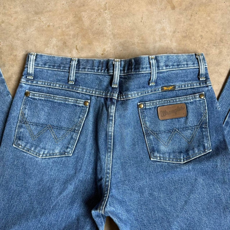 Vintage Wrangler Cowboy Cut Jeans 34x42 George Strait Kollektion Gerades Bein Western Denim Bild 3