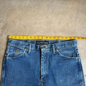 Vintage Wrangler Cowboy Cut Jeans 34x42 George Strait Kollektion Gerades Bein Western Denim Bild 5