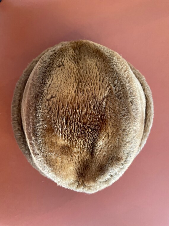 Vintage Fur Skull Cap Hat - image 3