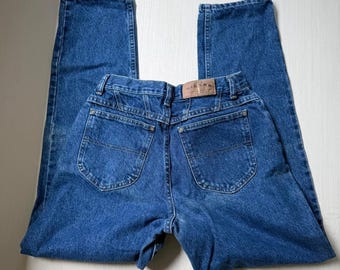 Vintage Riders Straight Leg Blue Jeans 26” Waist, Size 2 Women