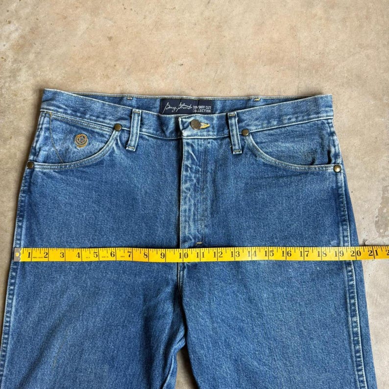 Vintage Wrangler Cowboy Cut Jeans 34x42 George Strait Kollektion Gerades Bein Western Denim Bild 6