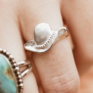 Cowboy Hat Ring - Sterling Silver