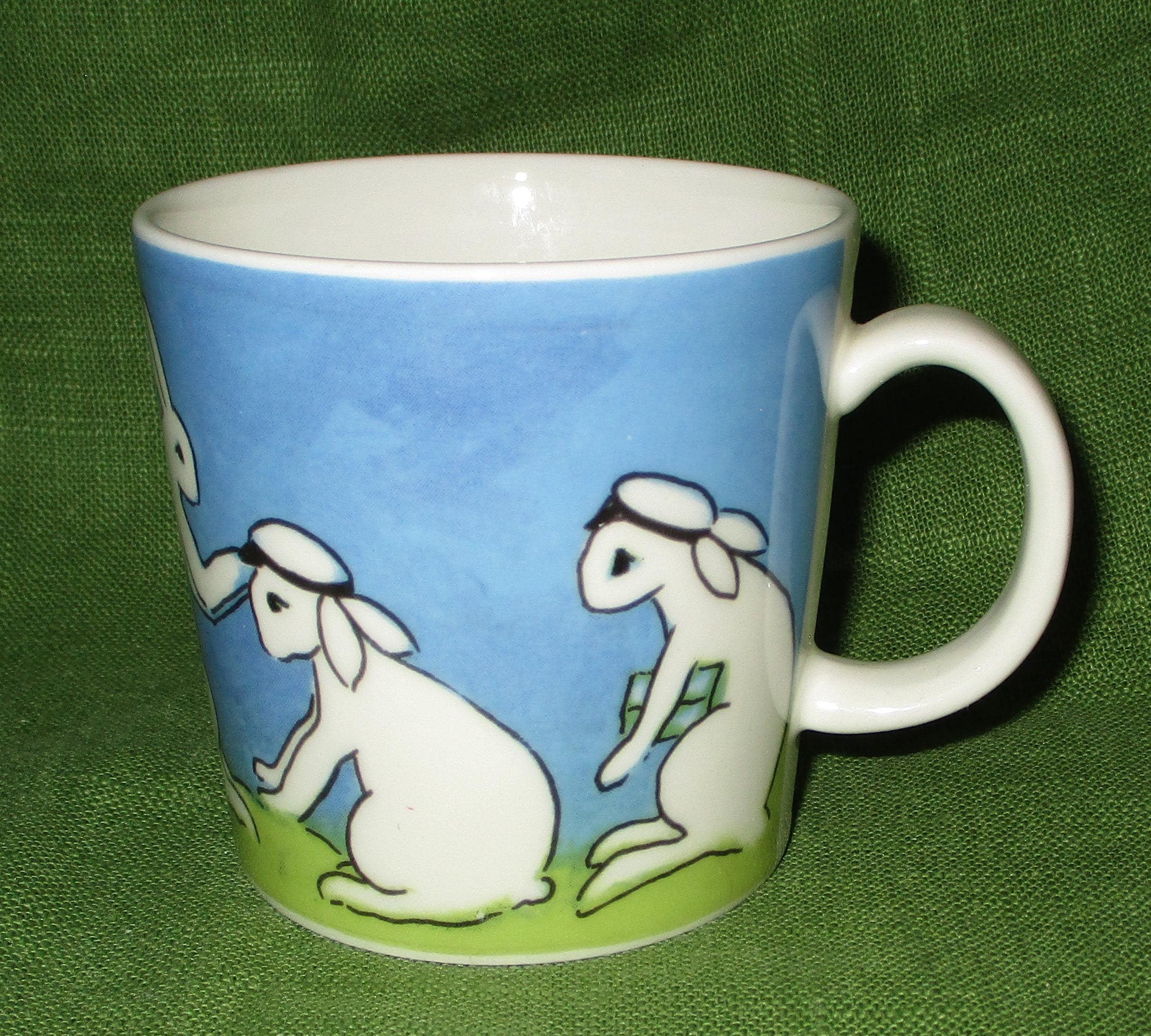 ARABIA Helja Moonpath バニー うさぎ マグカップ新品/シール付 ARABIA Helja Moonpath バニー うさぎ マグカップ新品/シール付
