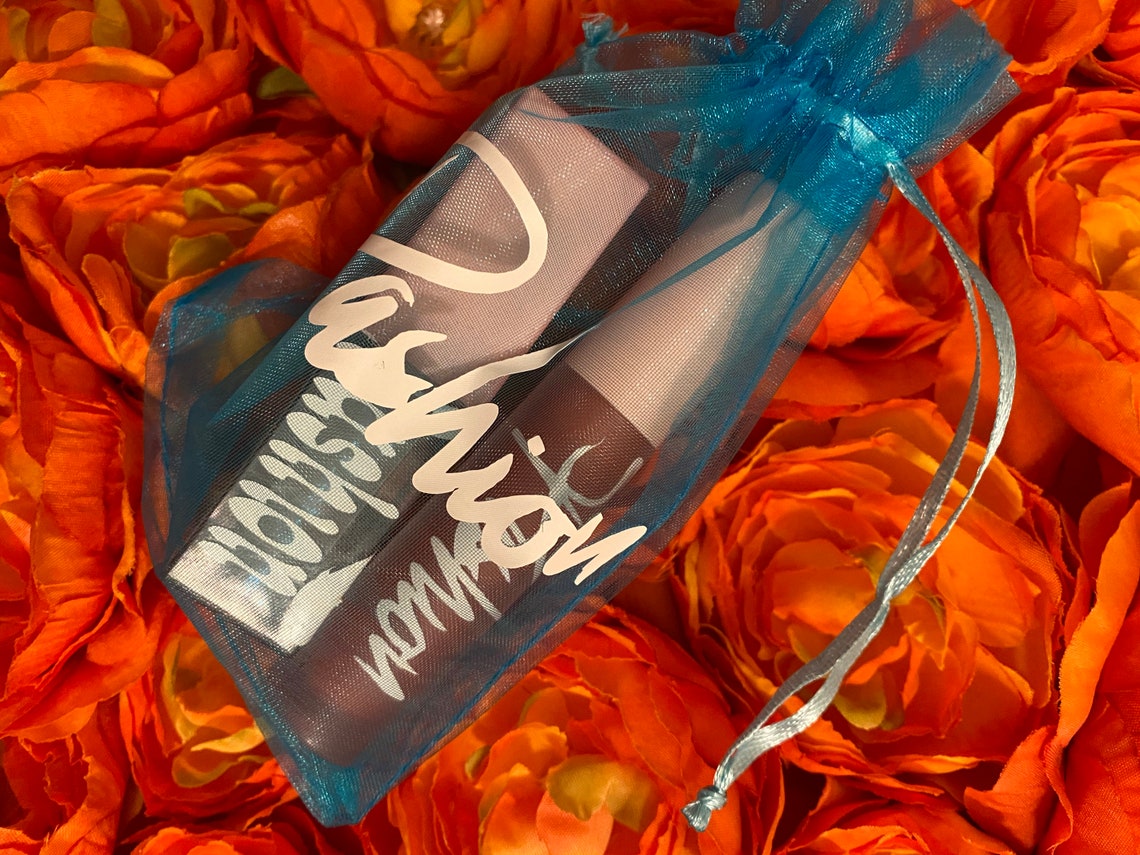 Custom Organza Bags Custom Lip Gloss Bags Custom Party Favor Etsy
