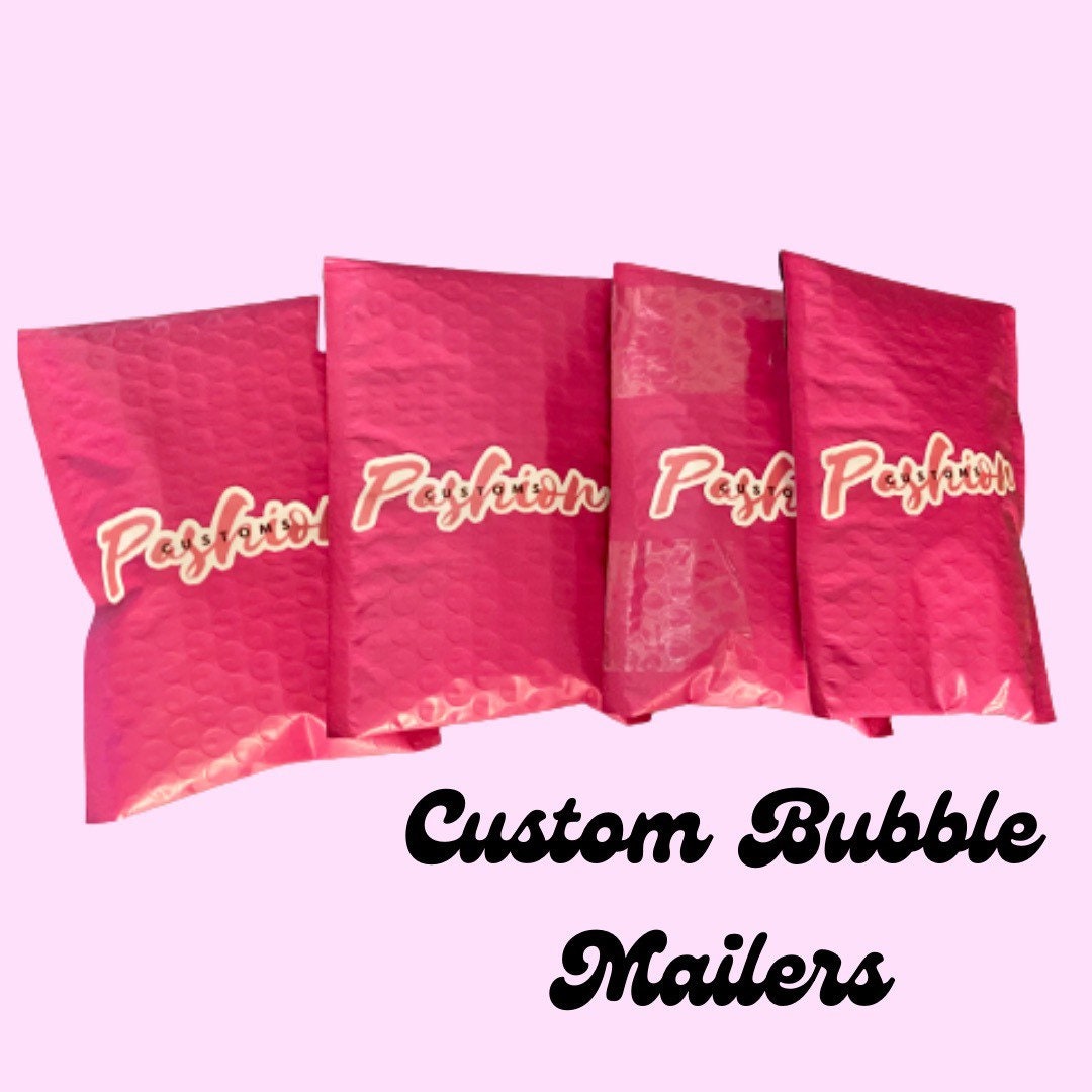 Custom bubble Mailers Etsy