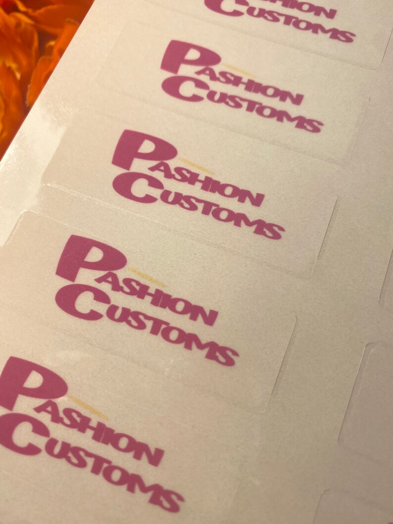 Lip Gloss Labels Clear Lip Gloss Labels Etsy