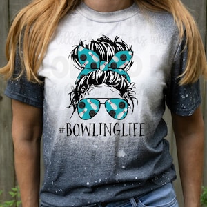 Gebleekt T-shirt - Rommelig Broodje - Bowlingleven