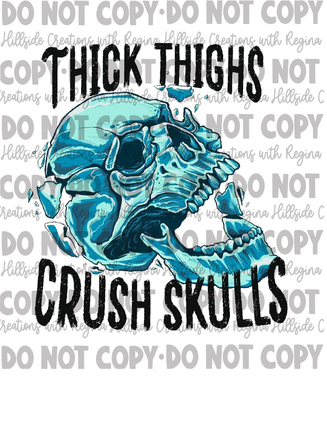 Thick Thighs Ready to Print Transfer -  Canada