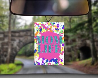 Mom Life Scented Car Air Freshener | Car Air Fresheners | Car Accessories | Car Fragrances