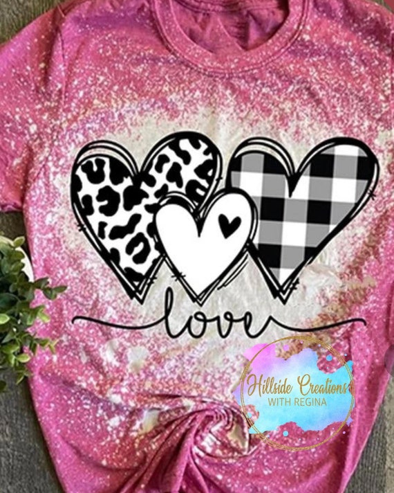 Three Gnomes Valentines Hearts Leopard Printed Buffalo Plaid T-Shirt Three Gnomes Valentines Hearts Leopard Printed Buffalo Plaid T-Shirt