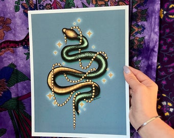 Snake Charmer Print