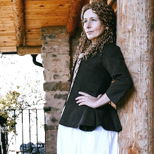 Colonial Jacket, Chocolate Brown Peplum Blazer for 18th-Century Costume & Historical Events, Perfect Gift for Reenactment Enthusiasts