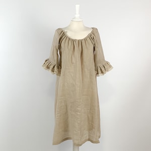 Chemise du 18ème siècle - Élégante Marie Antoinette, chemise en lin fin à volants, idéale pour les événements historiques