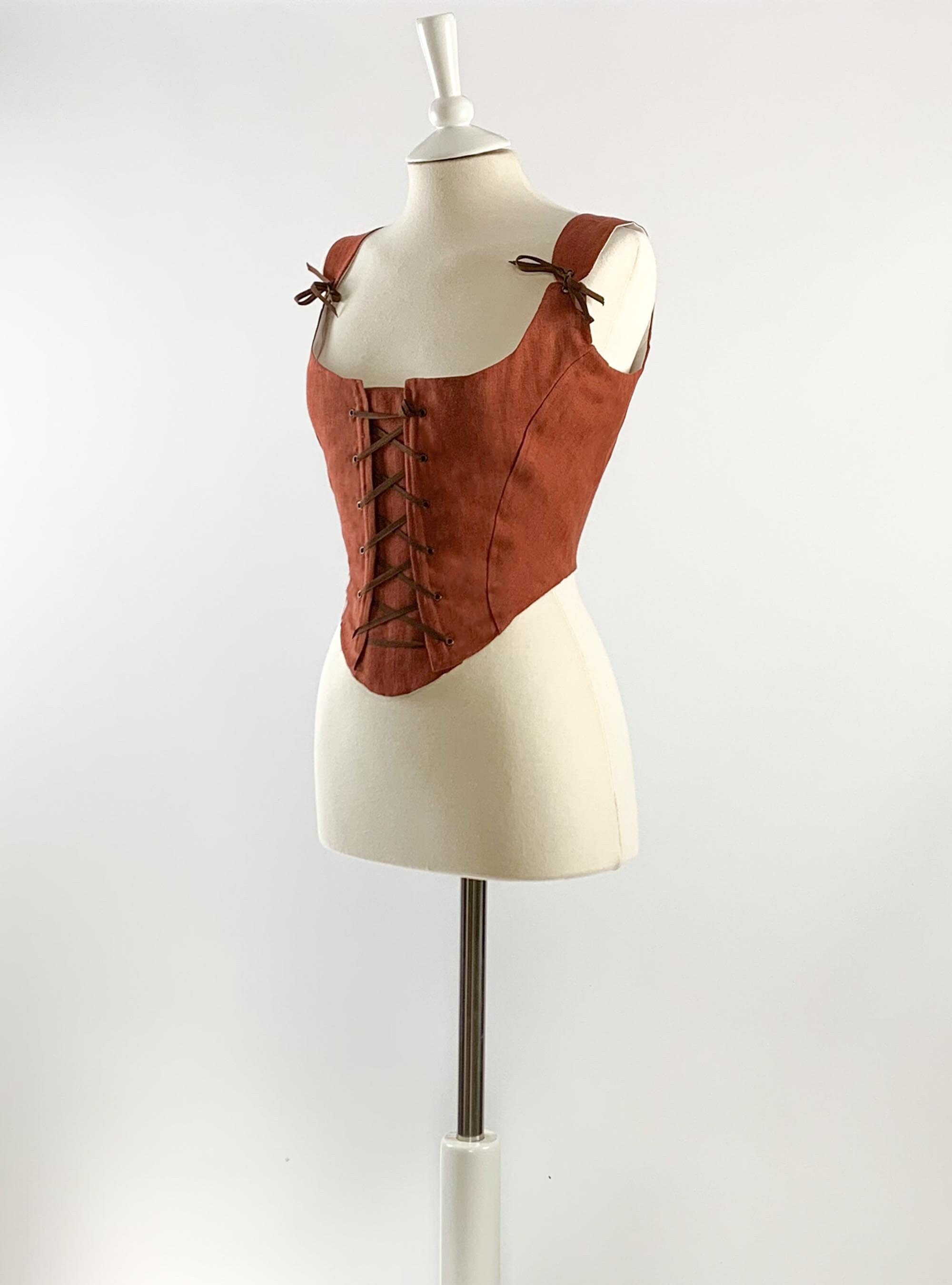 Odeerbi Renaissance Medieval Corset Tops for Women 2024 Vintage