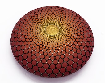 Mandala Stones Rocks Dot Painting Art Free Shipping - Hand Painted Rock - Paperweight  -  Mandala stone - Meditation Stones - Christmas Gift