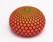 Mandala Stone Hand Painted Rocks - Meditation Stone - Mandala Rock - Stones Painting - Butterfly - Dot Art - Bohemian Christmas Gift