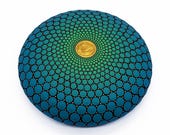 Hand Painted Mandala Stone – Pointillism Dot Art, Meditation Decor