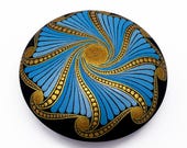 Mandala Stone Dot Painting Art Free Shipping - Hand Painted Rock - Paperweight Rocks -  Mandala Stones - Meditation Stones - Christmas Gift