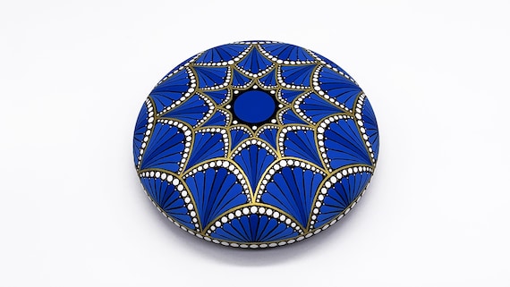 Mandala Stone | Hand Painted Dot Art Rocks | Stones Painting | Bohemian Yoga Meditation | Home Decoration | Christmas Gift | Free Shipping