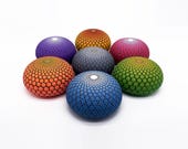 Mandala Stones Rocks Dot Painting Art Free Shipping - Hand Painted Rock - Paperweight  -  Mandala stone - Meditation Stones - Christmas Gift