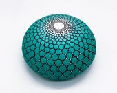 Mandala Stone - Hand Painted Stones - Meditation Stone - Hand Made - Painted Rocks - Decorative - Dot Art - Christmas Gift