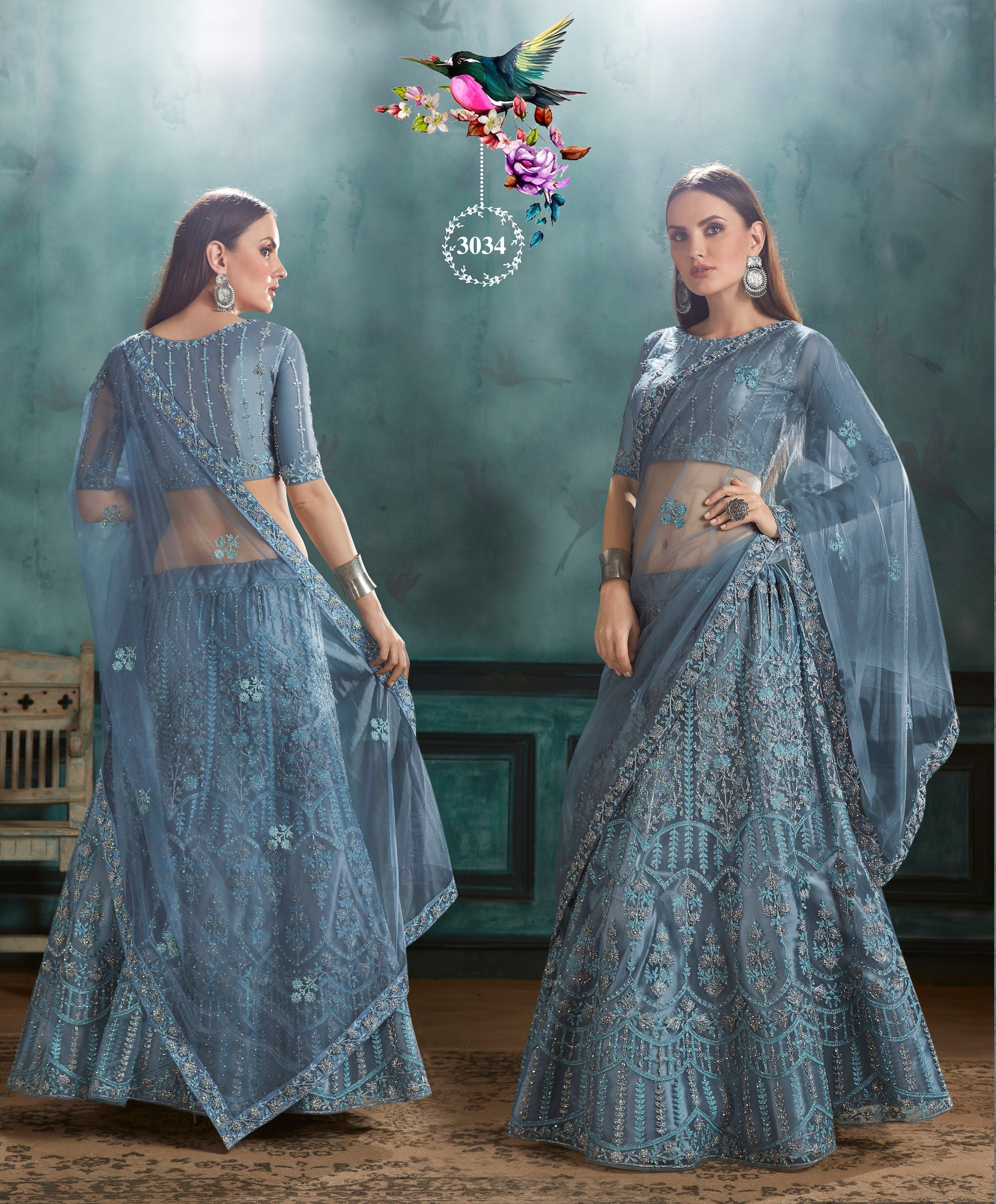 sabyasachi floral gown