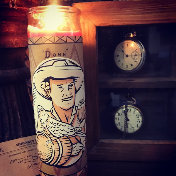 Donn the Beachcomber "Saint Donn" Votive Candle