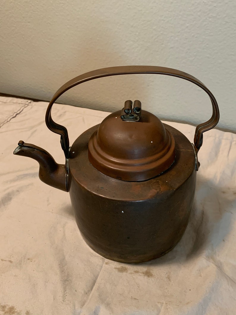 Vintage Swedish Copper Tea Kettle Etsy