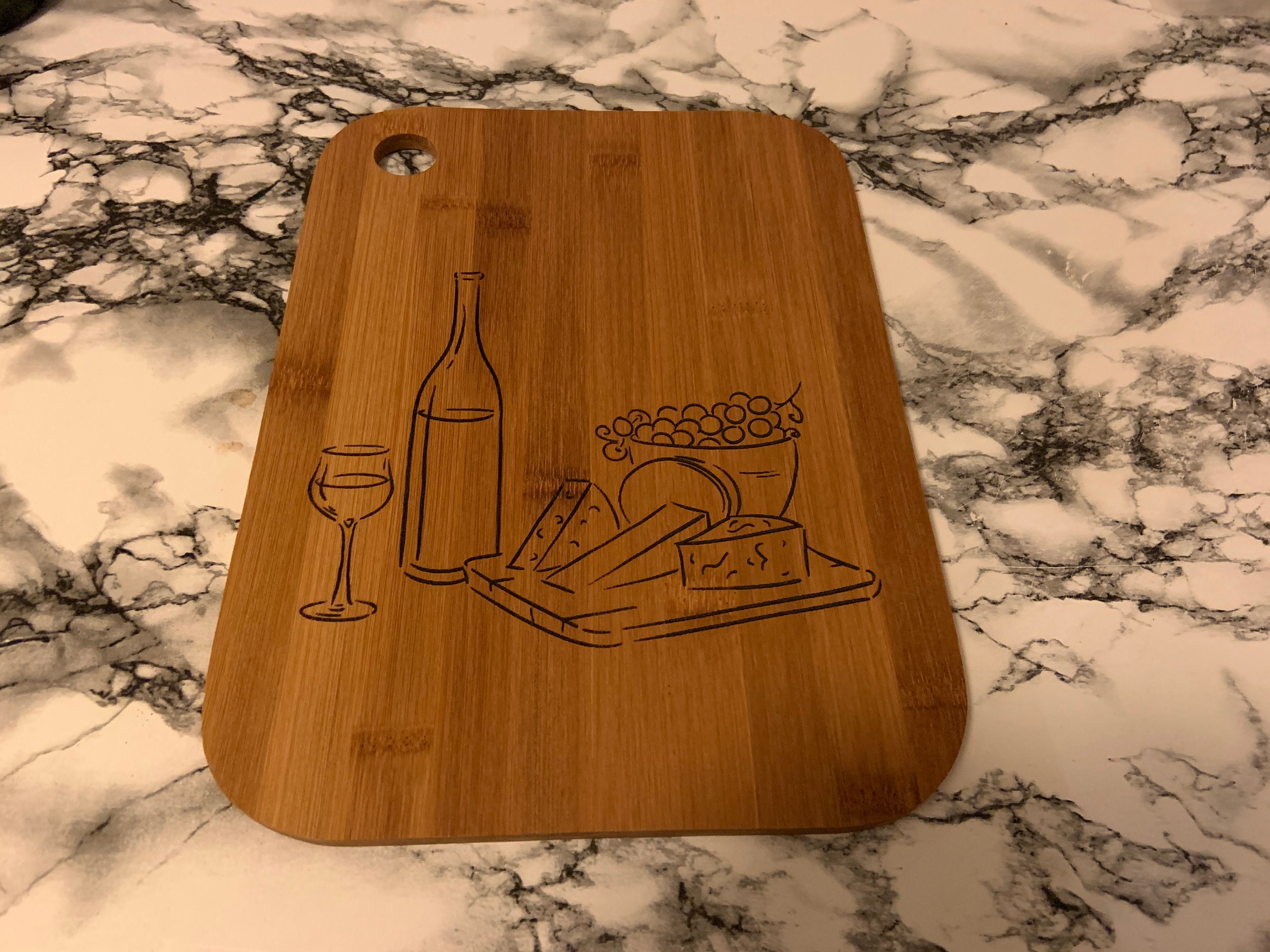 Engraved Cheese Board A Housewarming Gift Wood Charcuterie Etsy