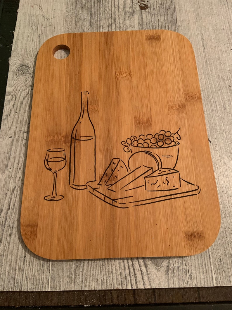 Engraved Cheese Board A Housewarming Gift Wood Charcuterie Etsy