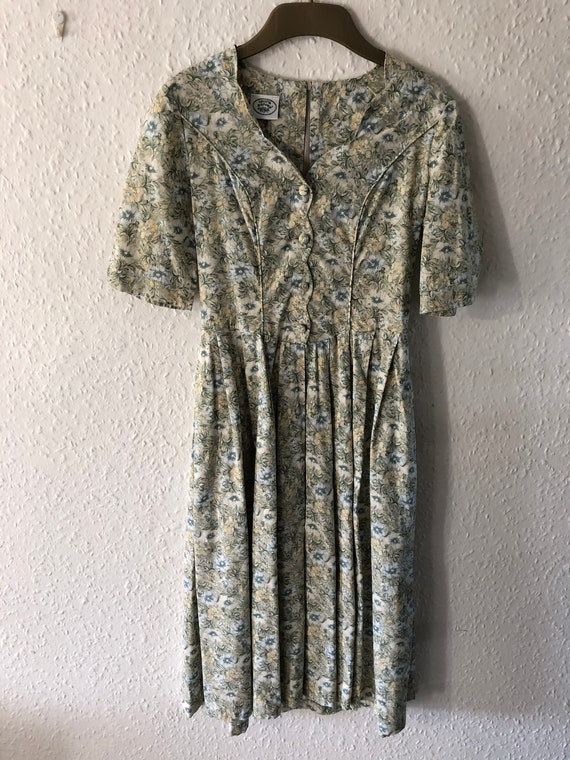 LAURA ASHLEY DRESS | Vintage 1980s Laura Ashley Fl
