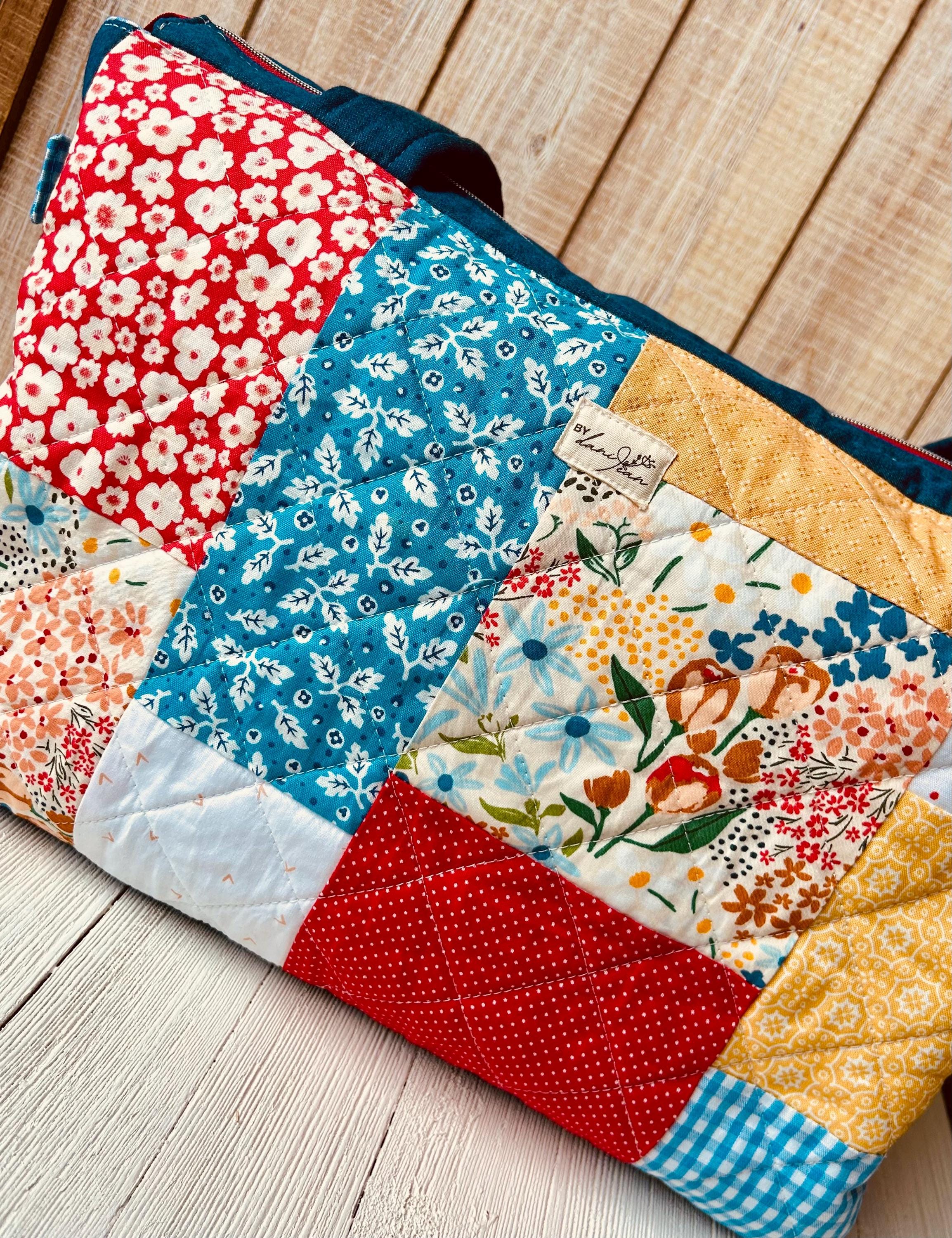 Quilted Cotton Patchwork Handbag