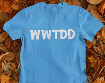 WWTDD | What would the Doctor Do | Doctor Who T Shirt | Whovian | Sky Blue T Shirt|