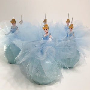 12 Princess Chocolate Covered Apples w/ Tutu