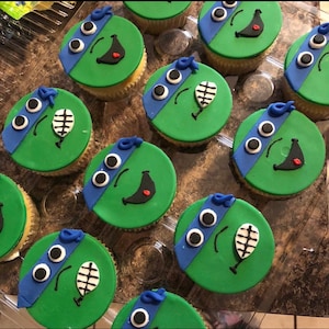 Ninja Turtles Cupcake Toppers