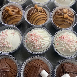 Bombas choc para amantes del chocolate